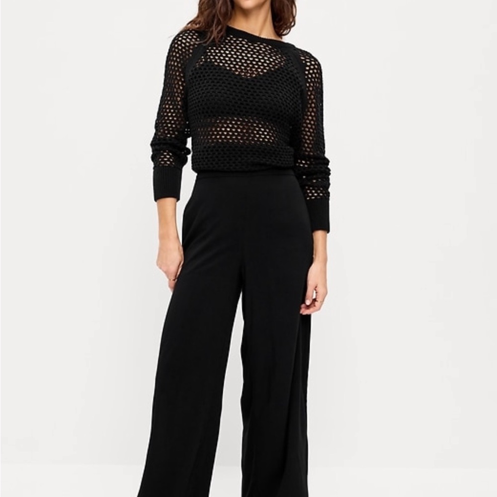 Old Navy high rise playa wide leg pants